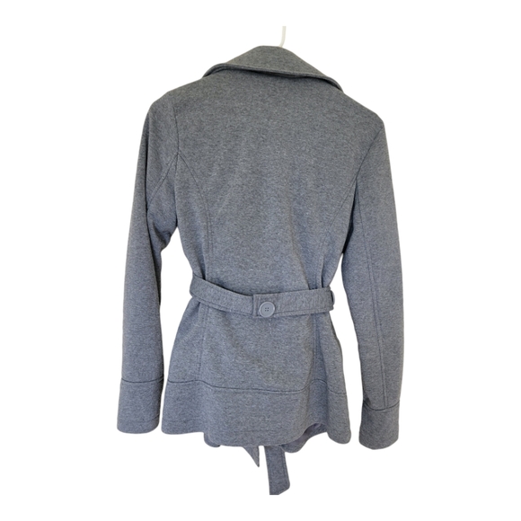 Joujou Short Belted Trench Coat, Size Medium - Picture 2 of 4